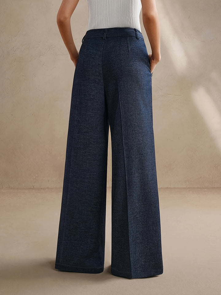 Pauline – Wide-Leg Belted Trousers
