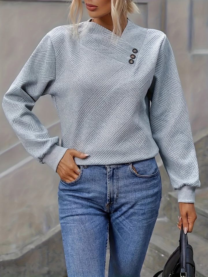Lydia - Soft Button Jumper