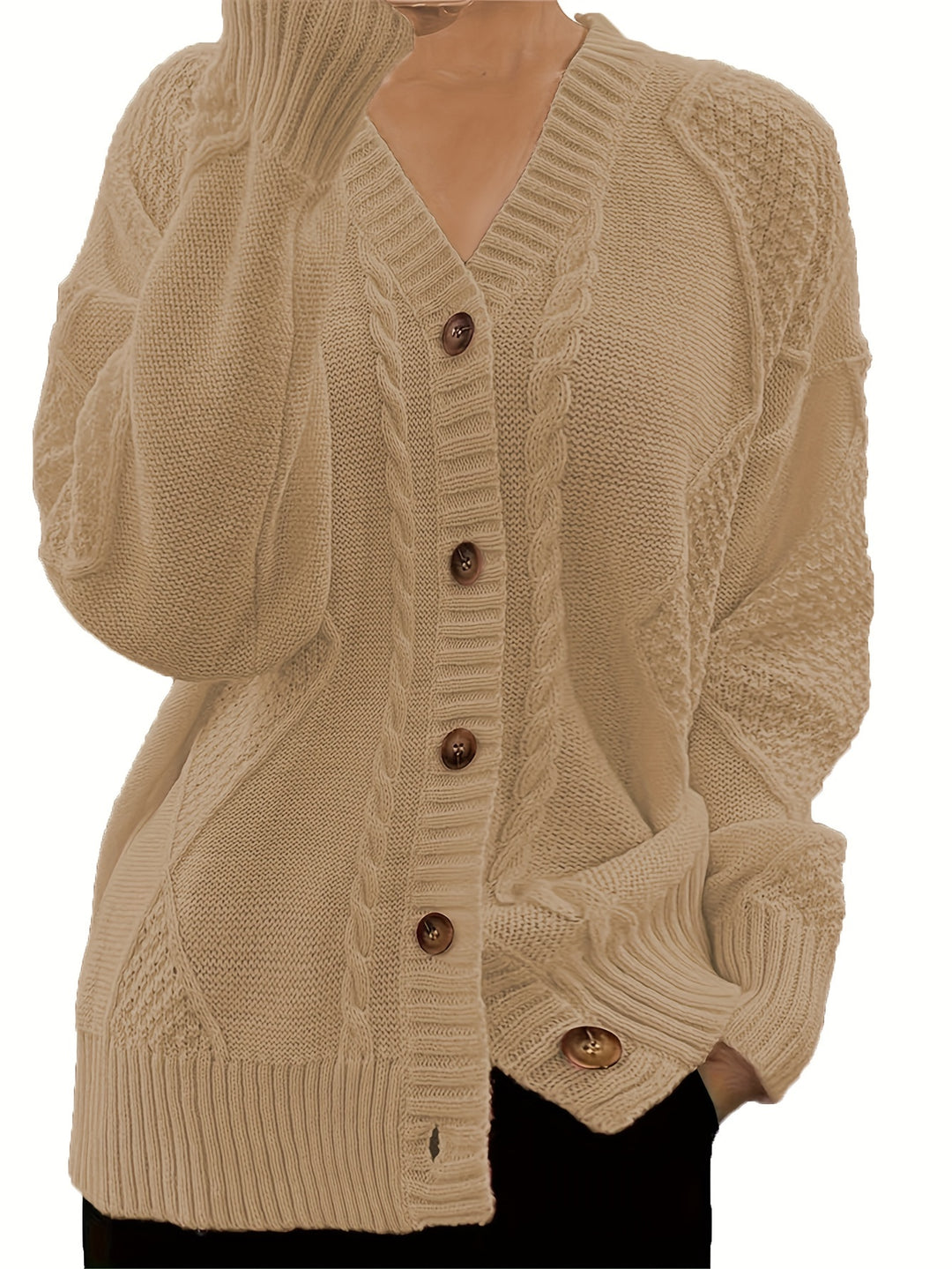 Margot - Cable-Knit Cardigan