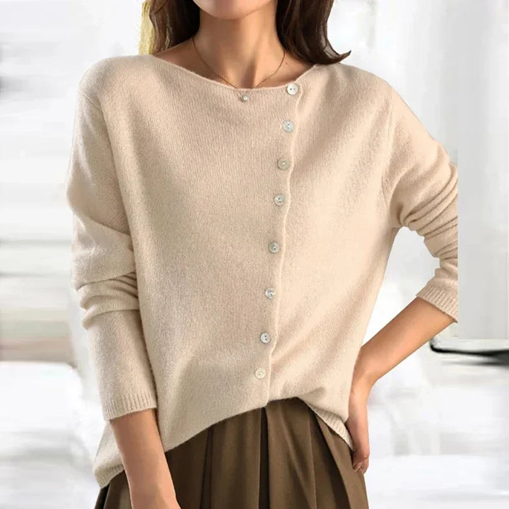 Pauline – Button Knit Jumper