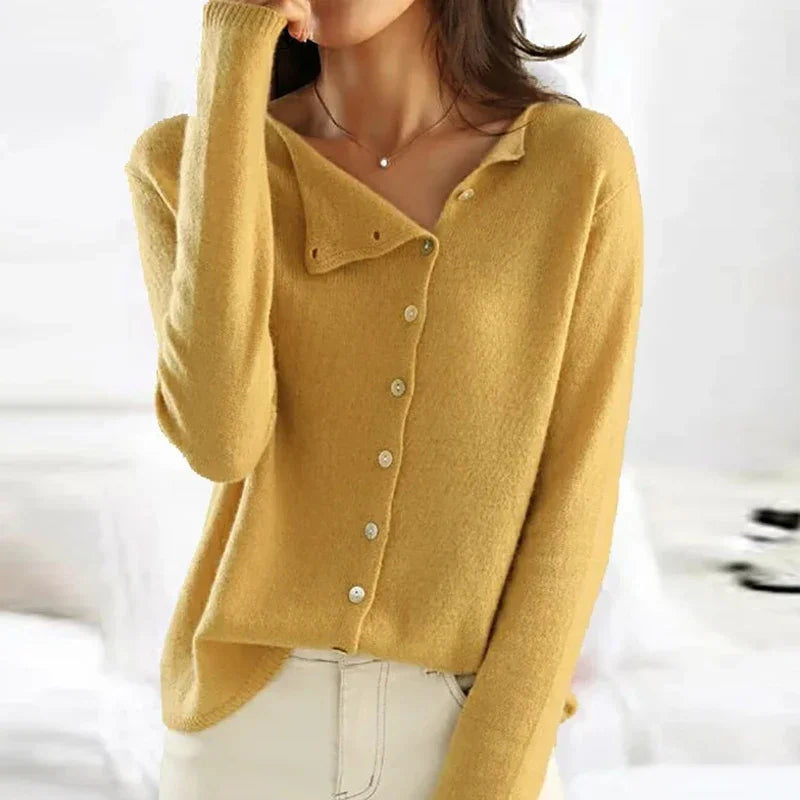 Pauline – Button Knit Jumper