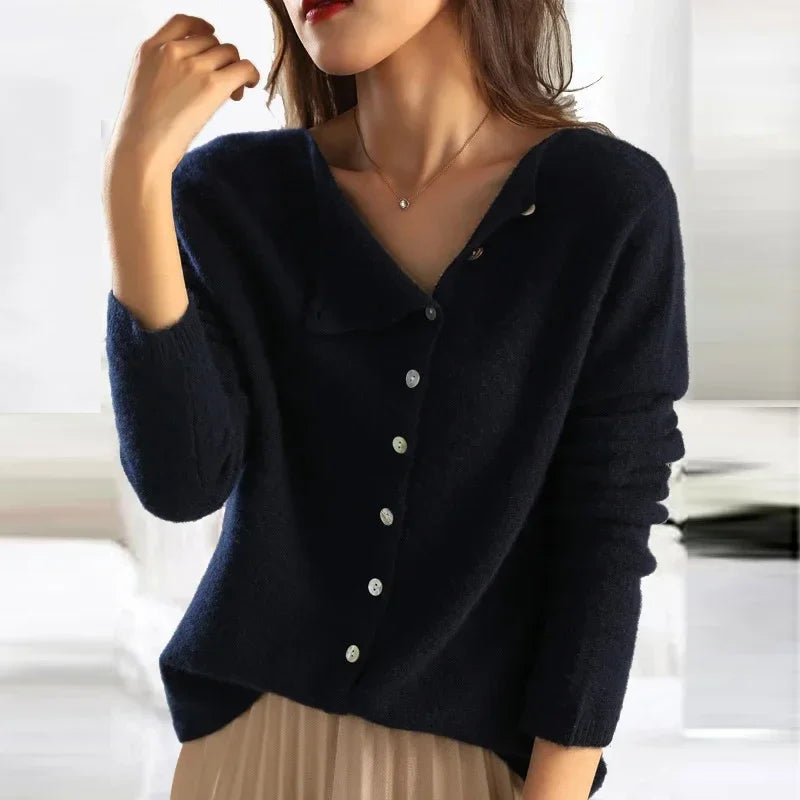 Pauline – Button Knit Jumper