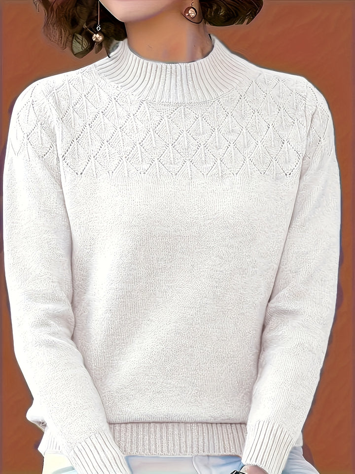 Clara - Textured Knit Jumper