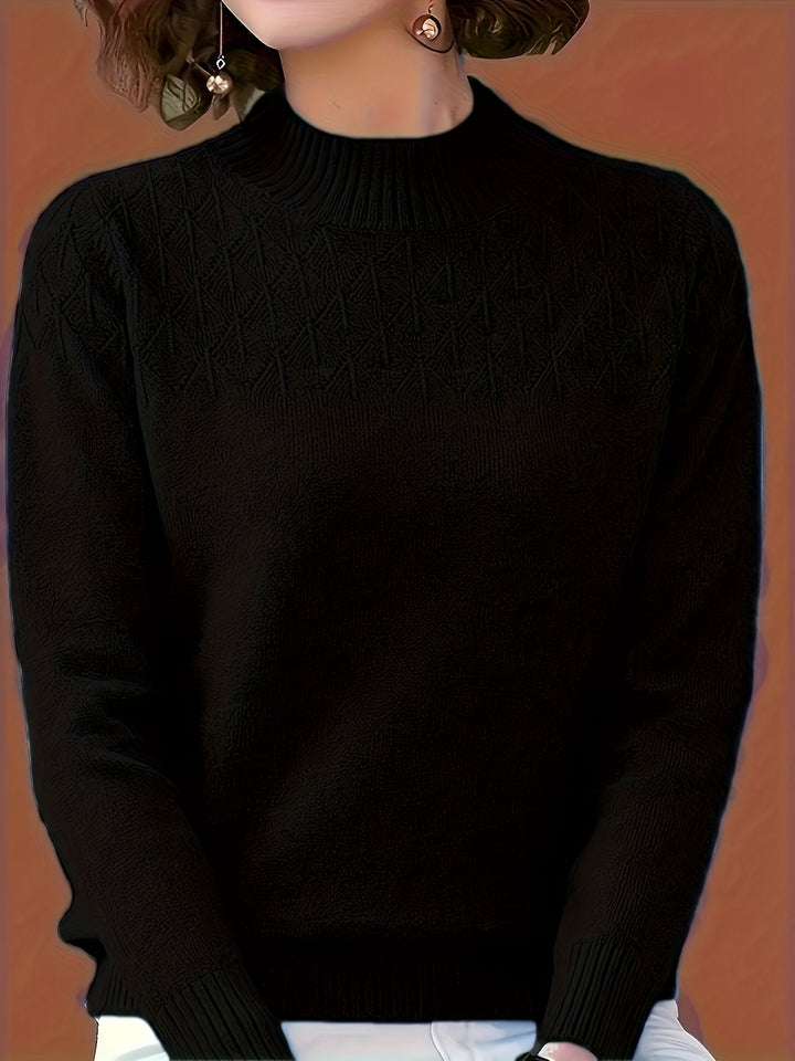 Clara - Textured Knit Jumper