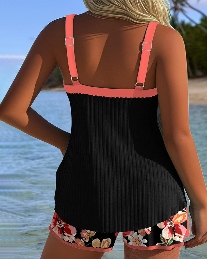 Kate – Printed Tankini Set