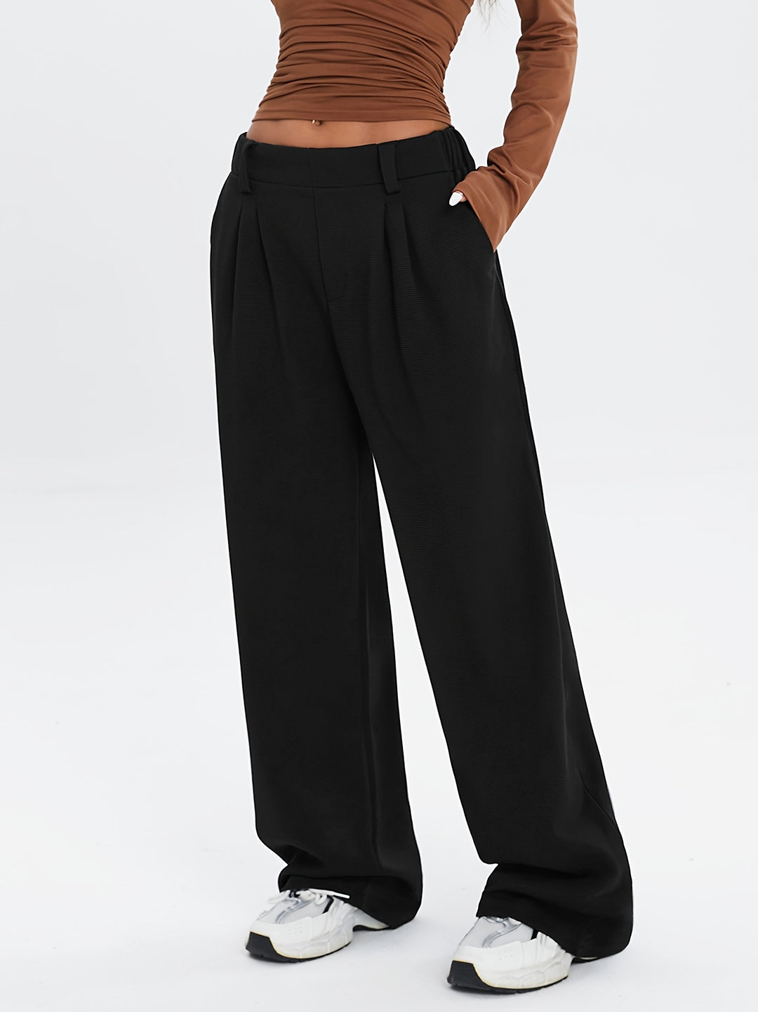 Diana – Elegant Wide-Leg Trousers