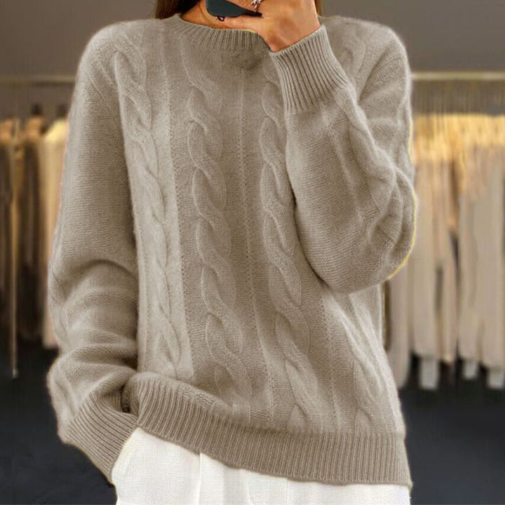 Catherine - Cable-Knit Jumper