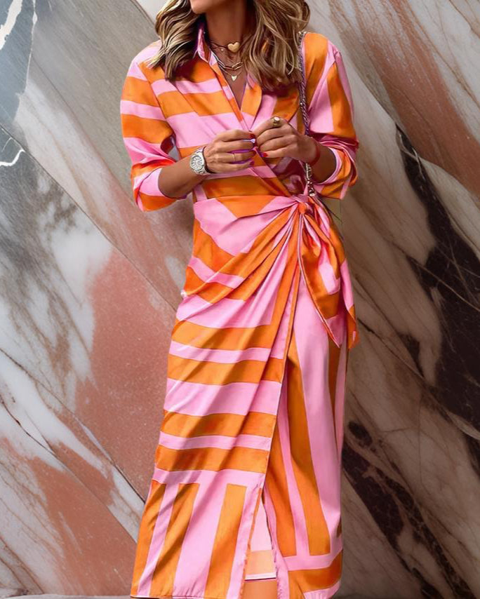 Agatha – Graceful Wrap Midi Dress