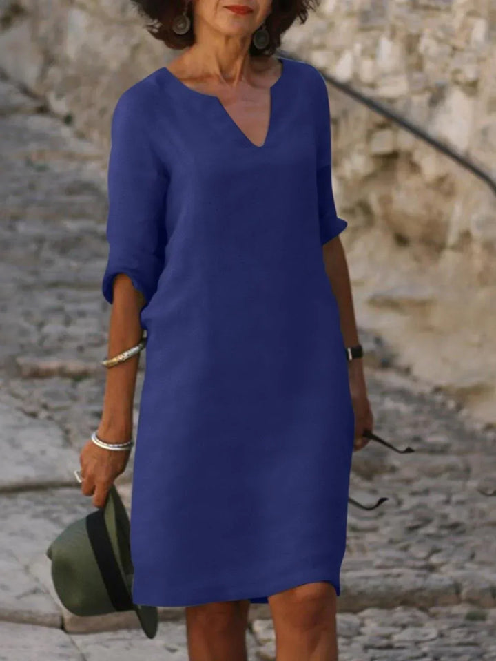 Florence – Graceful V-Neck Dress
