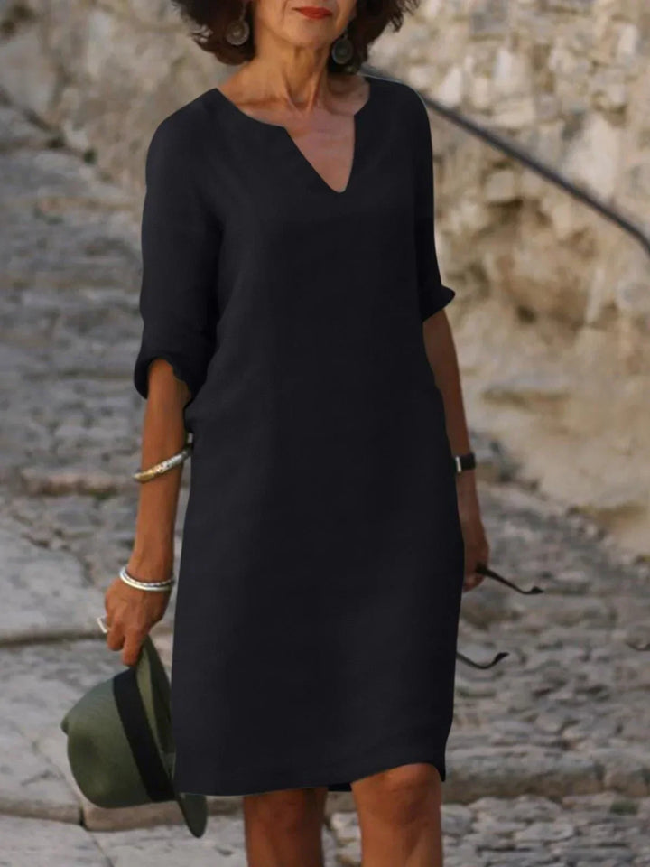 Florence – Graceful V-Neck Dress