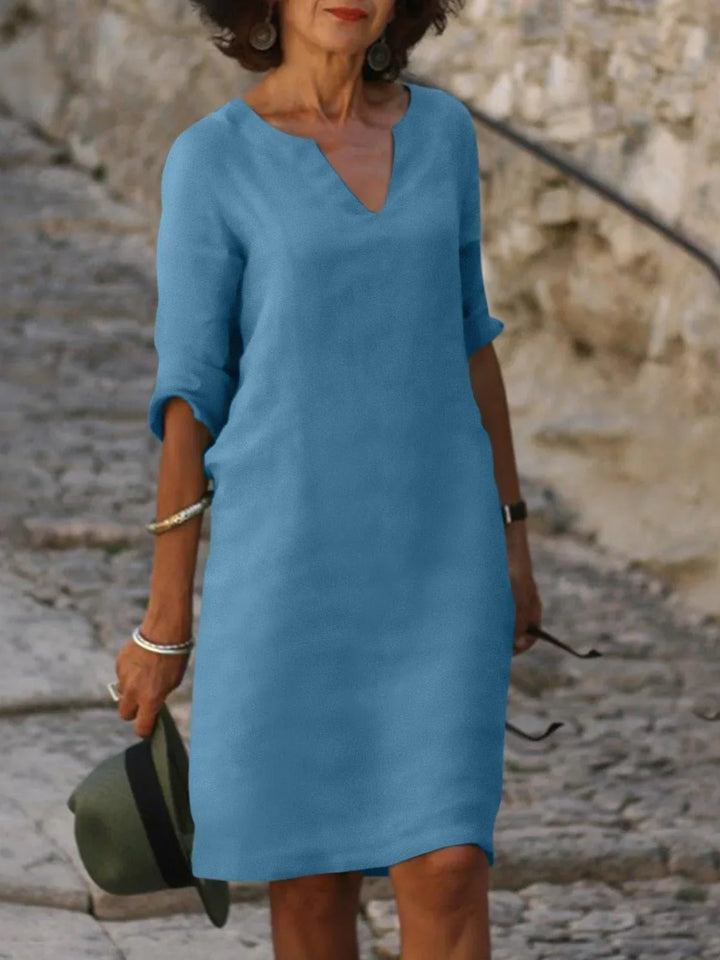 Florence – Graceful V-Neck Dress