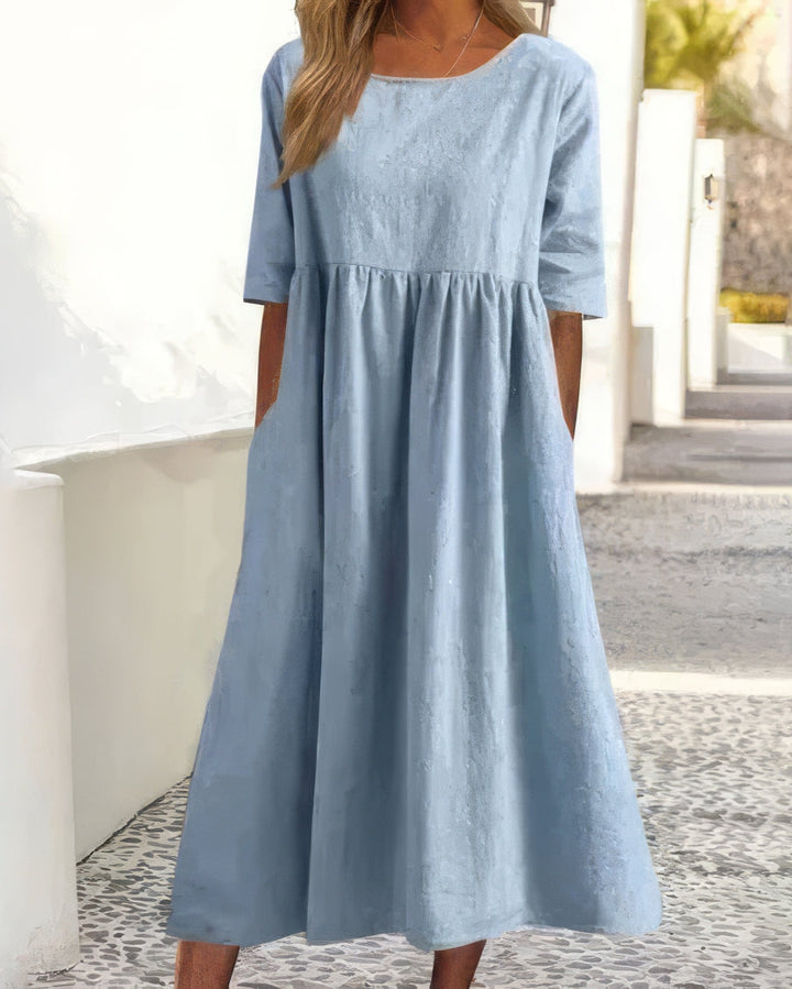 Ophelia – Draped Maxi Dress